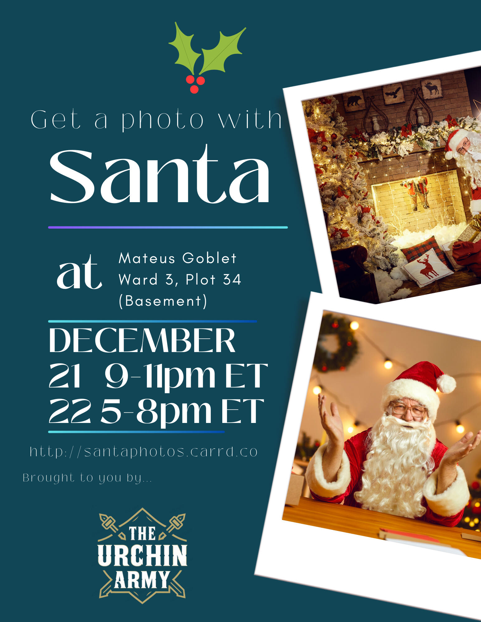 Photos with Santa
