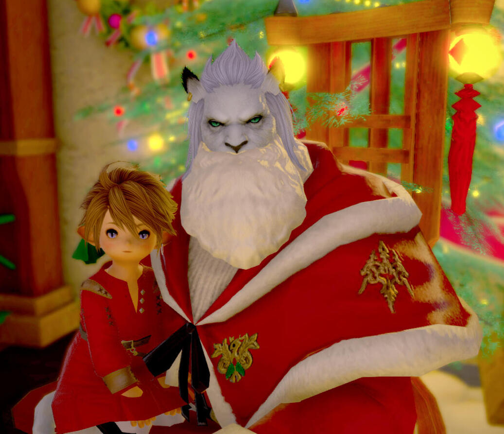 FFXIV Photos with Santa